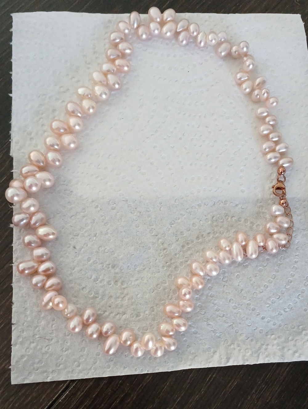 Pink Freshwater Pearl Necklace - Elegant Women's Jewelry
